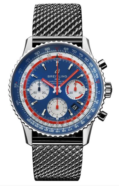 Review Replica Breitling Navitimer 1 B01 Chronograph 43 Pan Am Edition watch - Click Image to Close